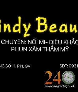 Cindy Beauty - Địa Chỉ Nối Mi, Điêu Khắc, Phun Xăm Uy Tín Quận Gò Vấp