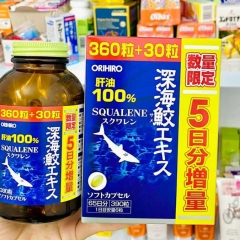 Cách dùng dầu gan cá mập Orihiro Squalene Orihiro Nhật Bản
