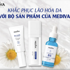 Khắc phục lão hóa da với bộ 3 siêu phẩm Mediva Retinol Rejuvenating Combo