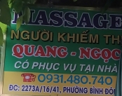 Massage Khiếm Thị Quang Ngọc Quận 8 - Cơ Sở Massage Khiếm Thị Ở Quận 8 
